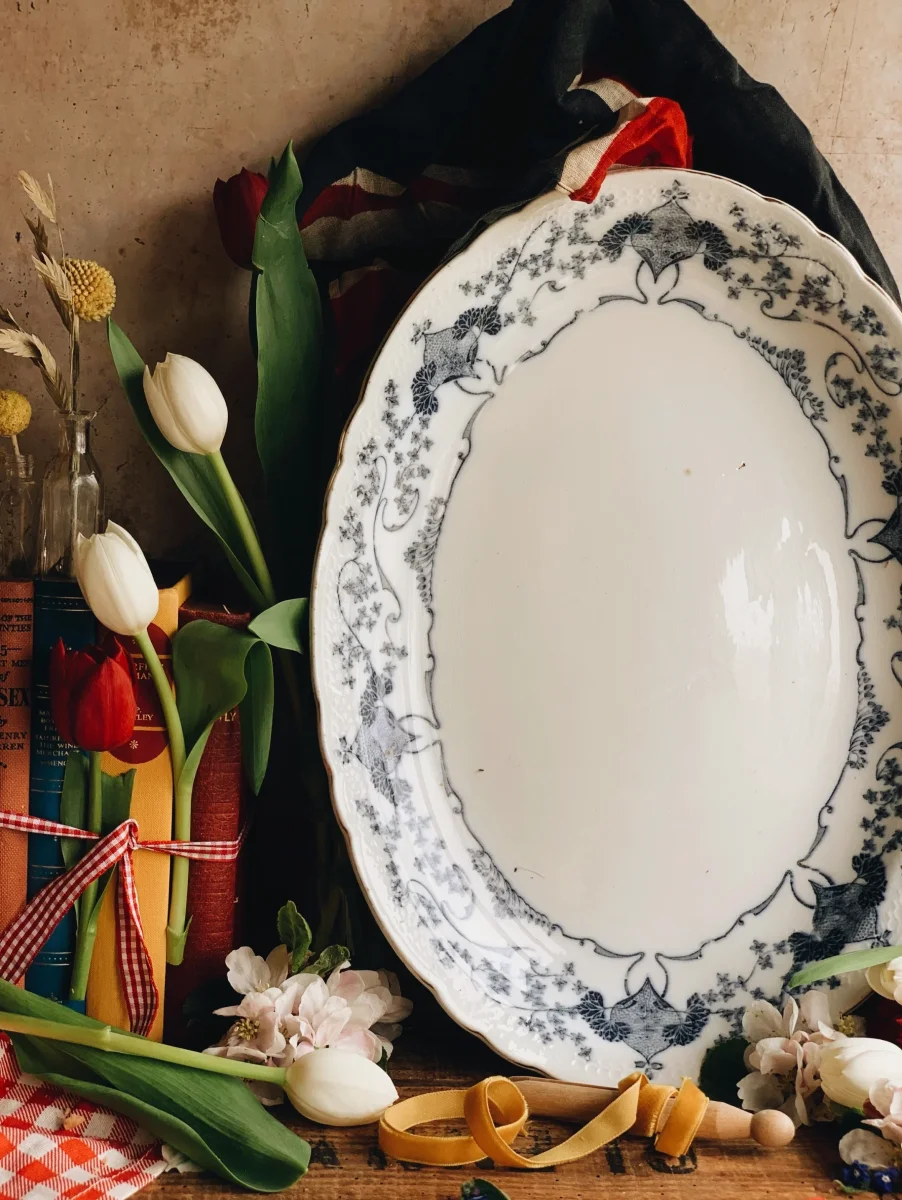 Large Antique Burslem Platter Dish (UK SHIPPING ONLY) - Image 8